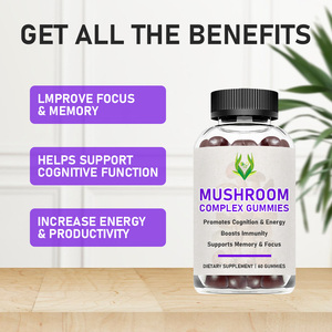 Bestselling Mushroom Complex Gummies Lmprove Focus & Memory Helps Support Cognitive Function Increase Energy & Productivity - Product Image 2