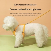 Ensemble personnalisable de harnais, collier et laisse pour animaux de compagnie en polyester à carreaux, résistant à l'usure, réglable, pour la promenade en extérieur des chiens