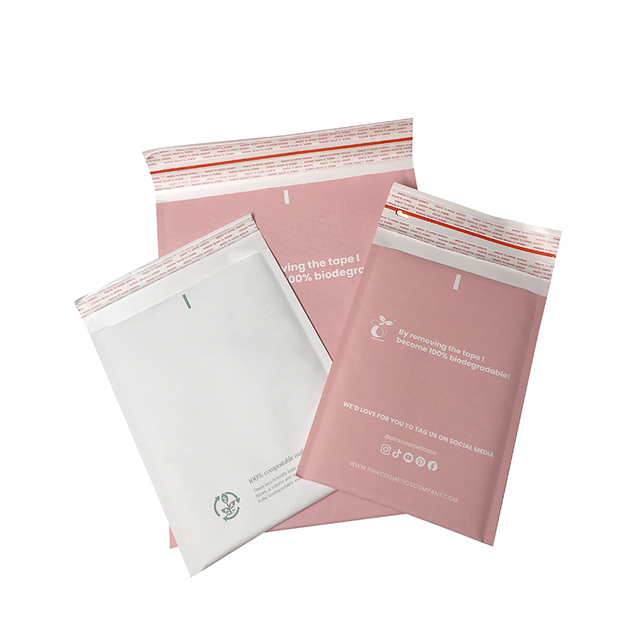 Custom Color New Material Kraft Padded Envelope Eco-friendly Wholesale Bubble Packaging Envelope Paper Shipping Padded Mailer