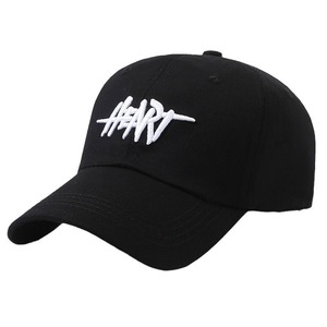 Heart Embroidered Baseball Cap Unisex Cotton Yarn Windproof Sunshade Hat Multiple Colors - Product Image 5