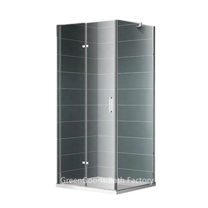 ขายร้อนแบบพกพา Foshan สแตนเลส Irvin แผงลอยมุมเล็กๆห้องอาบน้ำฝักบัว Roomglass Enclosure - Product Image 1