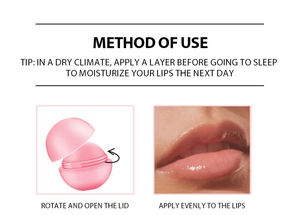 Nueva Llegada Plumping Bálsamo Labial Tintado Labio Hidratante Personalizar Su Logo Vegan Cruelty Free Bola de Lujo Bálsamo Labial - Product Image 6