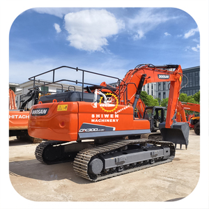 Excavatrice Doosan DX300 d'occasion dans l'usine SHIWEN avec moteur et pompe d'origine. Excavatrices d'occasion Doosan DX300 DX340 DX380 DX420. - Product Image 1