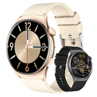 Reloj Inteligente QX10 con Pantalla AMOLED HD de 1.43'' Totalmente Táctil, Relojes Inteligentes Deportivos Resistentes al Agua con Llamadas Bluetooth para Mujeres y Hombres