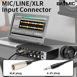 Interface audio USB 2 canaux pour enregistrement sur ordinateur, équipement de scène, chant, carte son, interface de studio - Product Image 4