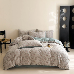 Ensemble <span class=keywords><strong>de</strong></span> literie en coton <span class=keywords><strong>de</strong></span> style nordique <span class=keywords><strong>de</strong></span> luxe avec broderie 3D, draps, taies d'oreiller, housses <span class=keywords><strong>de</strong></span> couette - Product Image 6
