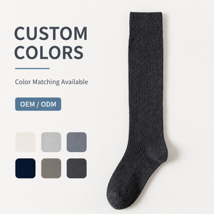 Cotton Spring Mesh Crew <strong>Socks</strong>-Breathable Knitted Casual <strong>Socks</strong> Mid-Calf Length Class 2 Compression For Daily Wear - Product Image 2