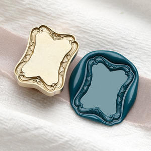 Têtes de sceau à cire pour cadre photo mat, 42 styles, gravure en laiton pour décoration - Product Image 4