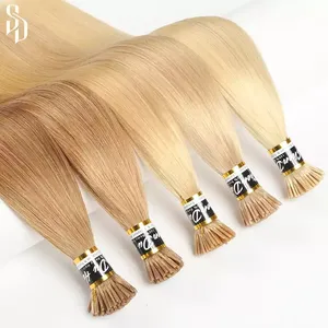 I Tip Hair Extensions Groothandel 12A Pre Bonded Blonde Itip Uitbreiding Haar Braziliaanse Remy Natuurlijke Haarverlenging Menselijk Leveranciers