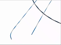 Tubo de PTFE Resistente a la Corrosión, Cable Guía de PTFE Zebra Desechable, Cable Hidrófilo de Nitinol con Alta Calidad