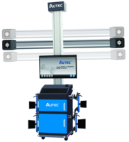 Aligneur de roues 3D AUTEC ATW-A60 avec caméra HD 5MP certifiée CE TUV ISO, télécommande sans fil à double commande pour atelier de réparation automobile