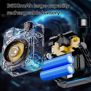 Lámpara de Trabajo LED COB Solar ALECTER APH-L137, 1500LM, Magnética, IP65 Impermeable, 6000K Luz Diurna, Recargable por USB, Linterna para Auto - Product Image 5