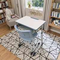 Chaise de bureau moderne et durable réglable en métal garantie de 2 ans pour les élèves du secondaire du primaire, tutorat à domicile, utilisation en classe améliorée