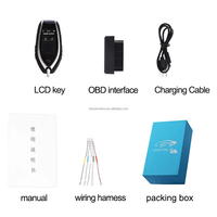 Kit de clé de voiture universelle modifiée avec télécommande intelligente LCD, clé de voiture sans clé, écran LCD anti-reflet LSP HD, alliage ABS pour Lamborghini