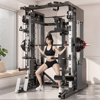 Equipo de Gimnasio Comercial WENDY, Máquina Smith Multifuncional, Entrenador Funcional para Mujeres y Hombres