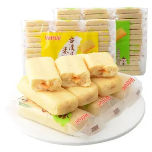wholesale Chinese cheese flavor center filling rice cracker biscuits