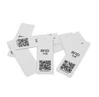 Прямая поставка, логотип на заказ, бирка безопасности одежды Rfid, подвесная бумажная Рождественская бирка