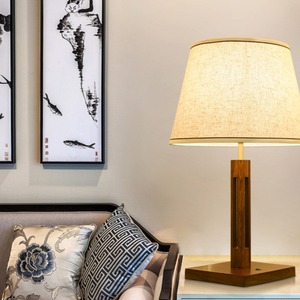 Chinese Style Table Wabi-Sabi Retro Creative Design Dimmable <b>Solid</b> <b>Wood</b> for Bedroom Bedside Living Room Study <b>Desk</b>-New Arrival - Product Image 3