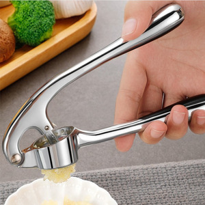Manual Garlic Press Stainless Steel Durable Kitchen <b>Tool</b> For Garlic Mincing And Squeezing - Product Image 1