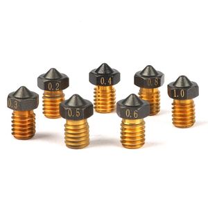 Piezas 3D <span class=keywords><strong>V6</strong></span> <span class=keywords><strong>Boquilla</strong></span> de revestimiento de PTFE de latón Extrusora de filamento antiadherente Cabezal de impresión Actualización 1,75mm <span class=keywords><strong>Boquilla</strong></span> de impresora 3D de latón <span class=keywords><strong>E3D</strong></span> - Product Image 1