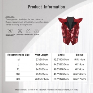 Débardeur de danse latine pour hommes, veste de danse professionnelle pour compétition, danse jazz, pour spectacles sur scène, costume de danse lyrique tendance - Product Image 6