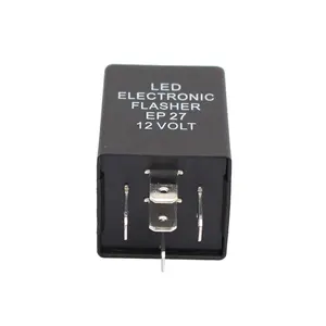 Autodragons 5 Pin EP27 FL27 Elektronische Flasher Relais Voor Auto Voertuig Led Richtingaanwijzer Lampen Hyper Blink Flash Fix