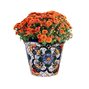 <span class=keywords><strong>Talavera</strong></span> <span class=keywords><strong>Cerámica</strong></span> Mexicana Macetas <span class=keywords><strong>Cerámica</strong></span> Medianas y Pequeñas Cobalto <span class=keywords><strong>Talavera</strong></span> Juego <span class=keywords><strong>de</strong></span> Macetas Suculentas - Product Image 2