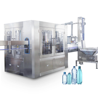Machine de remplissage d'eau en bouteille 3-en-1 personnalisée pour les petites et grandes usines