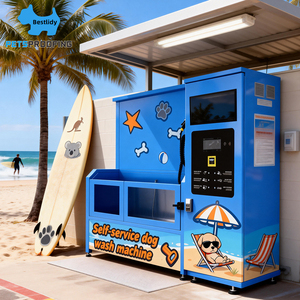 自動ペットウォッシュステーション セルフサービス販売機 大小動物用 ポータブルペット洗浄お風呂機 - Product Image 1