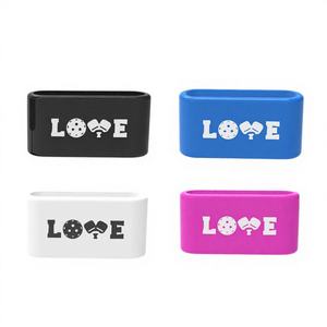 Bandes de poignée de raquette de pickleball professionnelles en caoutchouc de silicone antidérapant, durables, couleur personnalisée, bandes de poignée de raquette de pickleball - Product Image 1