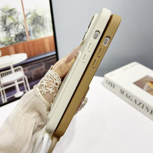 <span class=keywords><strong>Coque</strong></span> de Téléphone en Silicone Multi-Couleur avec Cordon, Fente pour Carte et Dragonne pour <span class=keywords><strong>iPhone</strong></span> 16 15 14 13 12 <span class=keywords><strong>11</strong></span> Pro Max Plus - Product Image 5