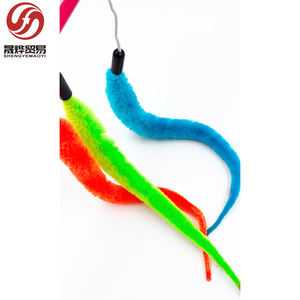 Groothandel Milieuvriendelijk Pp Materiaal Kat <span class=keywords><strong>Teaser</strong></span> Toverstaf Interactieve Kat <span class=keywords><strong>Teaser</strong></span> Stick Gekleurde Pluche Wormen <span class=keywords><strong>Teaser</strong></span> Stick Voor Kat Spelen - Product Image 5
