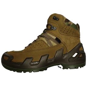 Botas Tácticas de Senderismo de Corte Medio Personalizadas con Camuflaje TSB07, Color Verde Oliva, Botas de Senderismo hasta el Tobillo - Product Image 1