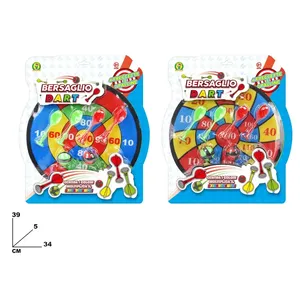 เกมปาลูกดอก Bersaglio ขนาด 39x34 ซม. พร้อมลูกดอก 6 ดอก เป้าหลากสีสำหรับเด็กเล่น - Product Image 1