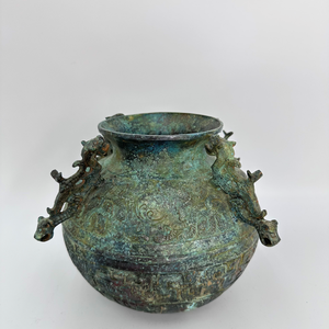 Venta al por mayor por encargo de bronce antiguo Bu orejas de dragón inspirado estilo anticuario bronce colecciones de artefactos famosos chinos - Product Image 1