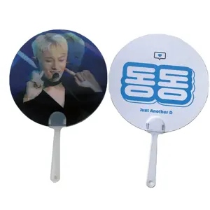 Custom 3D lenticular plastic hand fan bts fan for promotion