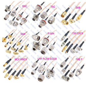 جودة عالية خسارة منخفضة BNC ذكر إلى BNC ذكر RG58 RF 50ohm Coax لكابلات اتصال الفيديو