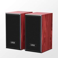 Altavoz USB con Cable para Computadora Q-D-09T de 2.0 Canales, Mini Barra de Sonido Hi-Fi para Computadora Portátil, PC de Escritorio y Oficina en Casa