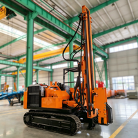 Foreuse sur chenilles pour pieutage solaire, produit phare de Tezhong Machinery, best-seller mondial, pour un pieutage et un forage efficaces