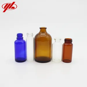 Transparenter oder brauner Pharma glasflaschen lieferant