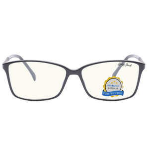 Lunettes carrées grises à monture métallique 5135, protection anti-lumière bleue, lunettes optiques unisexes - Product Image 5