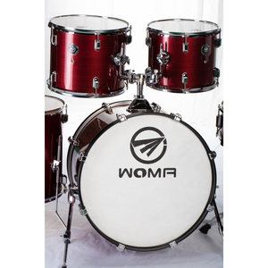 Fabricante Directo de Instrumentos Musicales de Percusión Profesional para Iglesia, Juego de Batería en Azul/Negro/Blanco/Amarillo/Morado/Rojo - Product Image 4