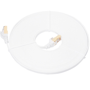 Cable de Conexión Ethernet Plano CAT7 D-Sunty, 10Gbps, 600MHz, FTP, Blindado, Resistente a la Intemperie, 10M, RJ45, Cobre Trenzado - Product Image 2