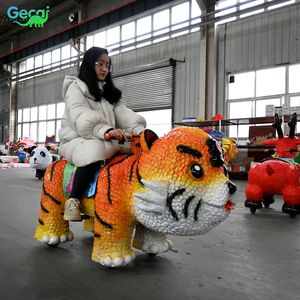 Gecai Venta caliente Life Size Animatronic Dog Ride para Dinosaur Park - Product Image 5