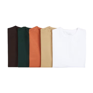 Wholesale 100% Cotton <b>Men's</b> T-Shirt Blank Plain Lightweight Summer Tee - Product Image 1