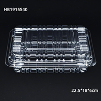 d'emballage en plastique pour pain de boulangerie de sécurité alimentaire Blister PET Clamshell Desserts Conteneur à emporter