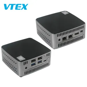 Kinh Doanh Văn Phòng Kim Loại Vỏ Mini PC Máy Tính Nhỏ Micro N5095 Đồng Fan Tản Nhiệt Với Được Xây Dựng Trong Antenna Dp Giao Diện