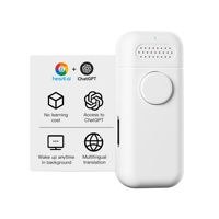 Assistant vocal intelligent HA-MIC01 ChatGPT, traduction linguistique, BT 5.4, autonomie de 8 heures, appareil d'interaction vocale IA portable, 52+
