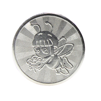 Pièces de monnaie en acier inoxydable de 24 mm et 25 mm pour centre de jeux d'échange de pièces, jeu de poussoir de pièces et machine à griffes de distribution