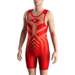 ชุดนักมวยปล้ำชายแบบมืออาชีพ ชุดรัดรูปสำหรับนักมวยปล้ำ ชุดนักมวยปล้ำแบบแยกชิ้น แผงตาข่ายเสริมความแข็งแรง ตะเข็บเสริมความทนทาน - Product Image 5